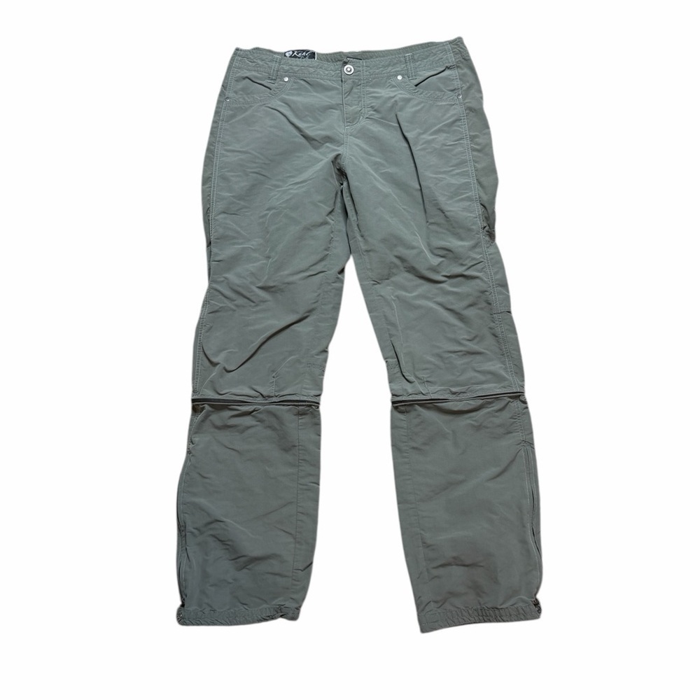 KUHL Convertible Hiking Pants Green Size 14 Regular
